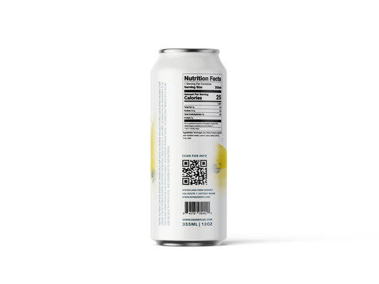 Floe THC CBD Seltzer 5mg - Iced Tea with Lemonade - 4 pack of 12oz cans.