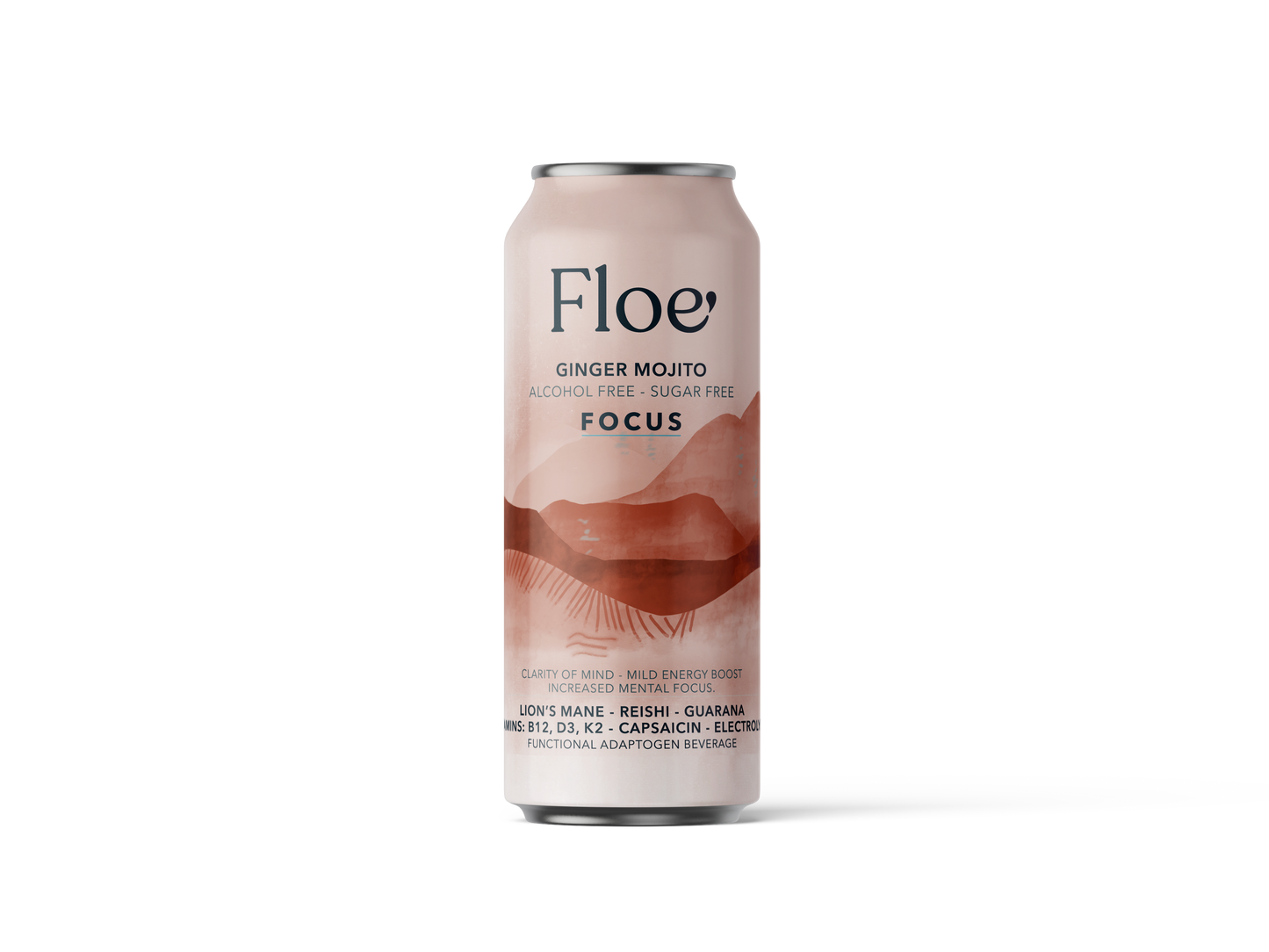 Focus - Functional Mushroom Beverage - 4 pack of 12oz cans